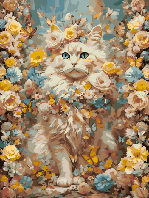 Floral Cat