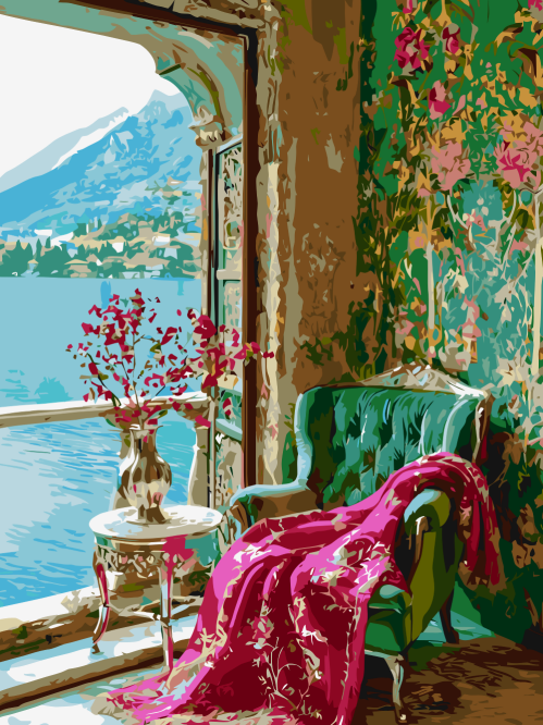 Lakeside Balcony Serenity