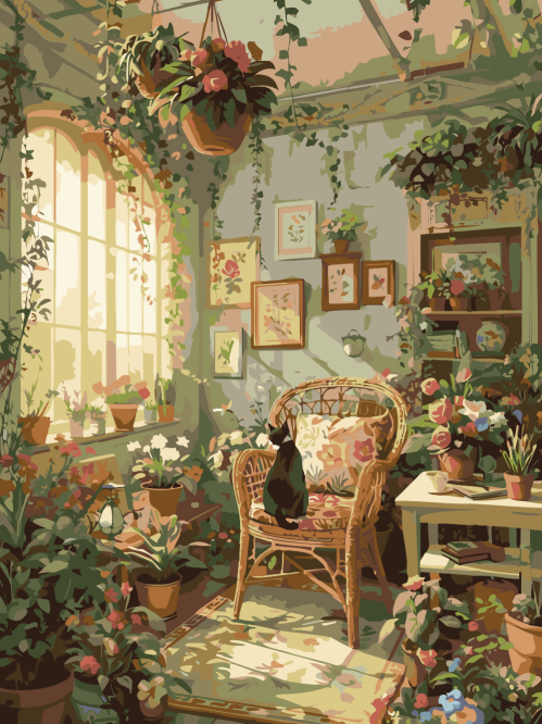 Sunlit Greenhouse