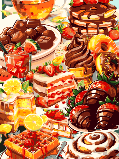 Vibrant Dessert Feast